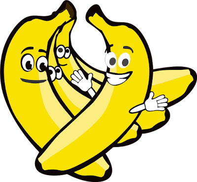 banana cartoon clipart free 