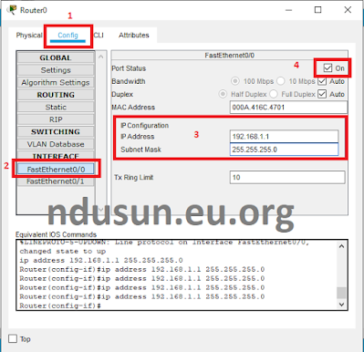 setting ip address