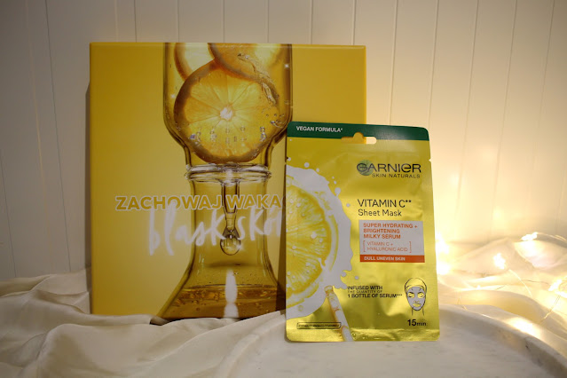 Garnier Skin Naturals Nawilżająca maska do twarzy z witaminą C