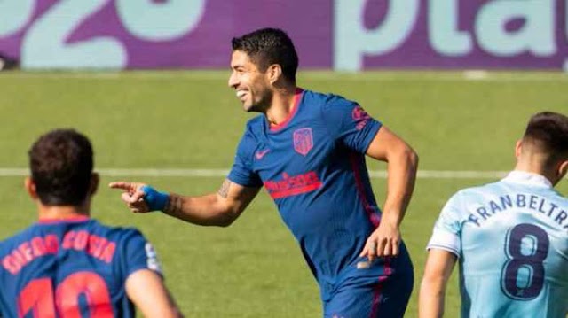 Suarez Masih Ganas , Atletico Kalahkan Celta Vigo !