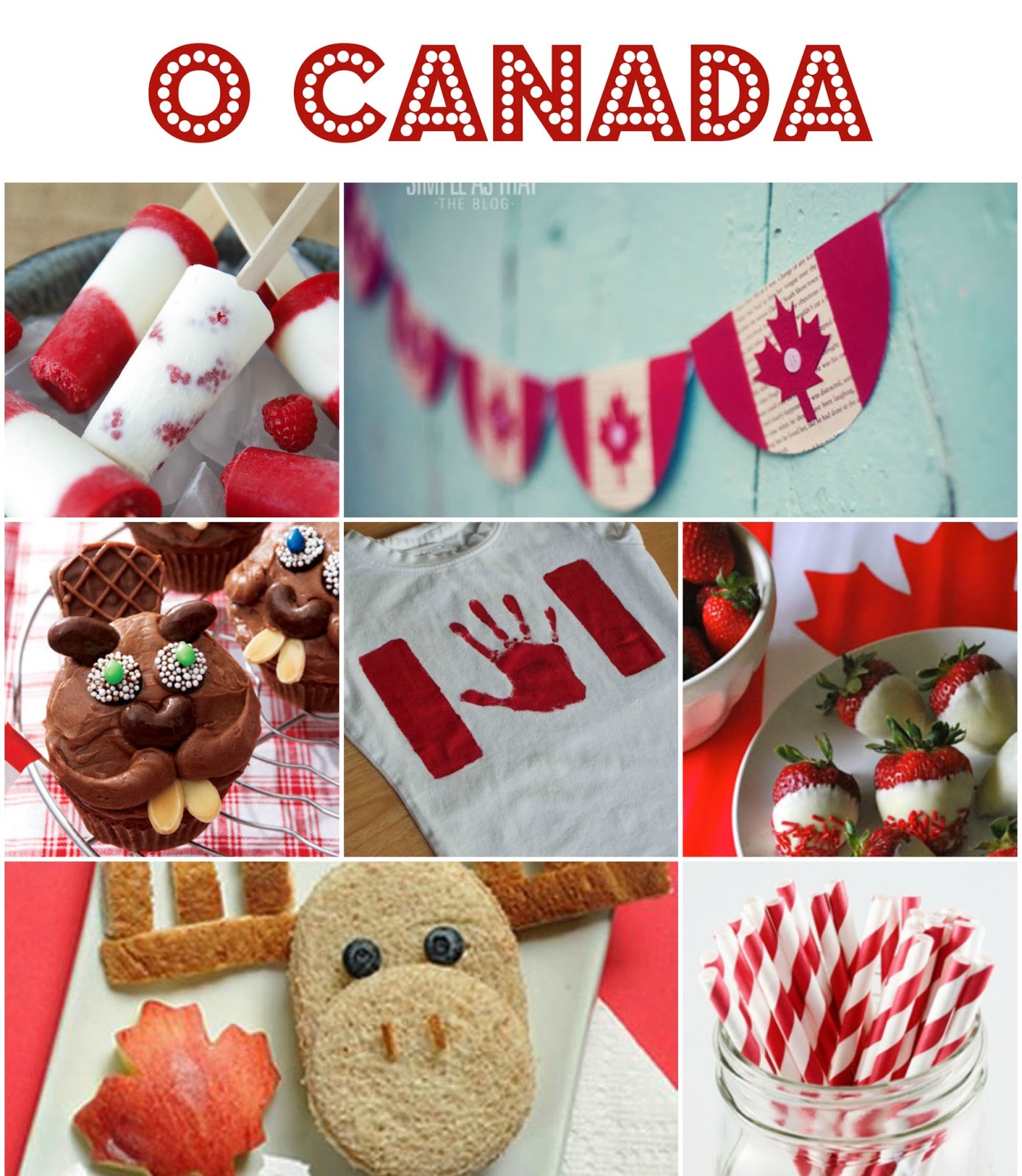 the honeybunch home companion Canada  Day ideas  for your 