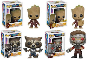 Retailer Exclusive Guardians of the Galaxy Vol 2 Pop! Marvel Variant Figures by Funko