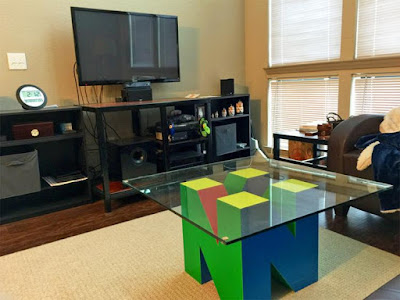 Jumbo Nintendo 64 Logo Coffee Table, AWESOME Piece Of Furniture That Make Your Fellow Gamers Impressed And Jealous