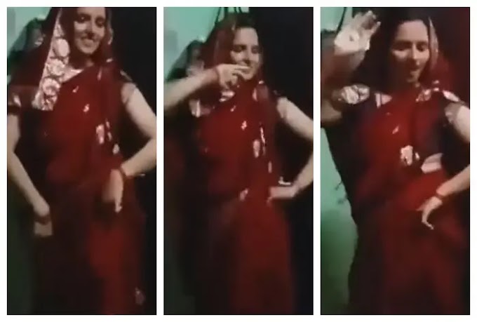 Seema haider का लाल साड़ी में dance करता हुआ Video Viral 