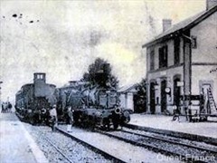 croisement trains gare