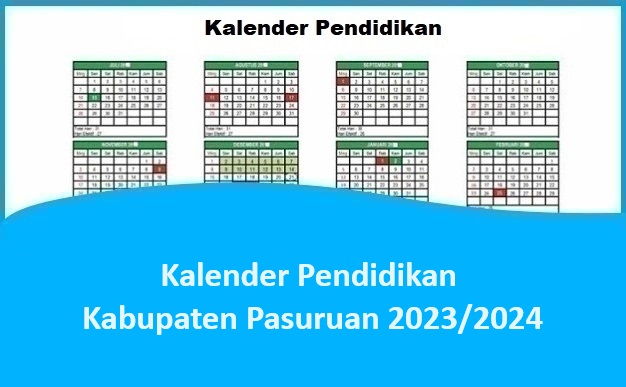 Kalender Pendidikan Kabupaten Pasuruan 2023/2024