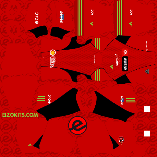 Al Ahly Sc Kits 2023-2024 Released Adidas - Dream League Soccer 2024 (Goalkeeper Home)