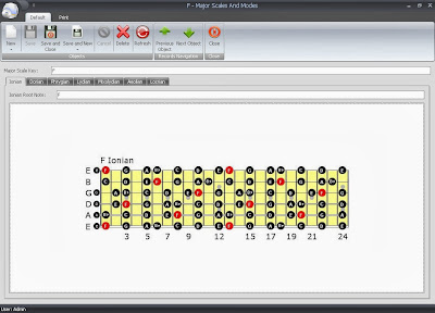 Major Scales And Modes Software Screenshot