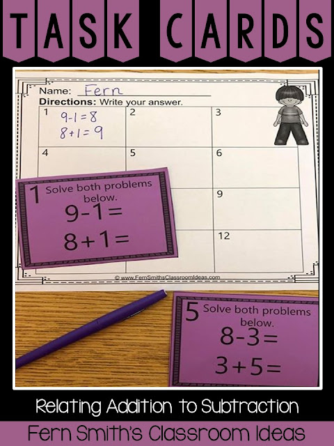 2nd Grade Go Math 3.5 Relating Addition and Subtraction Bundle