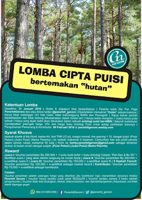 Lomba Menulis Puisi