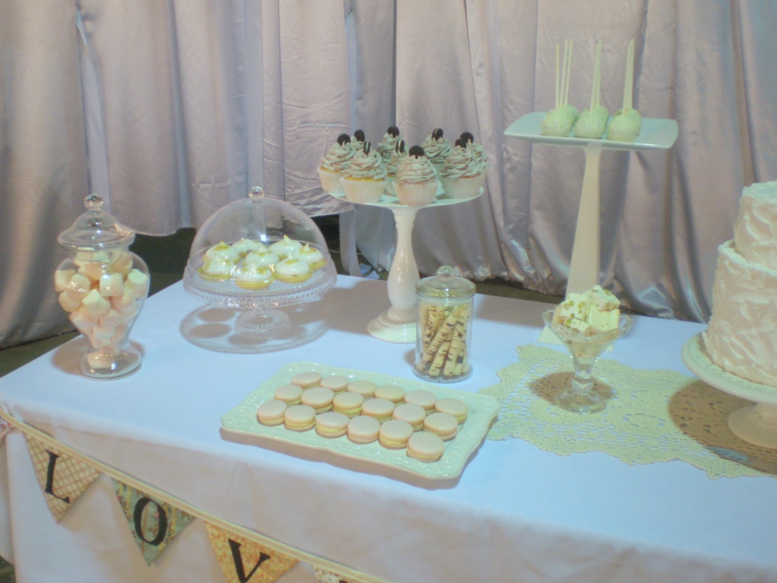 Shabby Chic Wedding Dessert