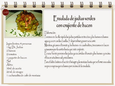 Ensalada de Judías Verdes con Crujiente de Bacon