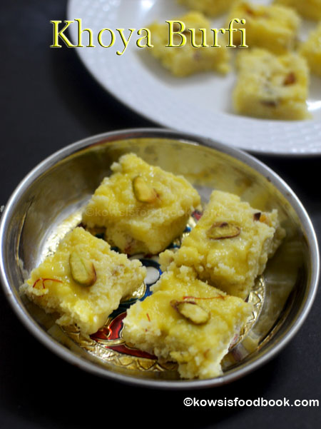 Khoya Barfi Recipe