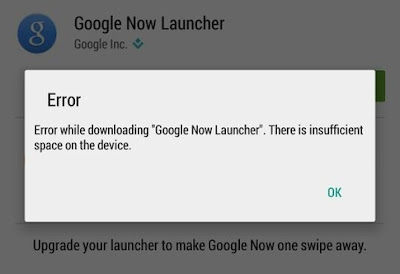 How to Fix “Insufficient Space Downloading Error” On Android 2016
