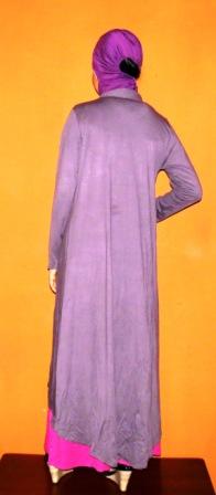 Gamis Hijab GKM4492 - Grosir Baju Muslim Murah Tanah Abang