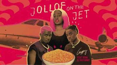 Cuppy Ft. Rema & Rayvanny - Jollof On The Jet