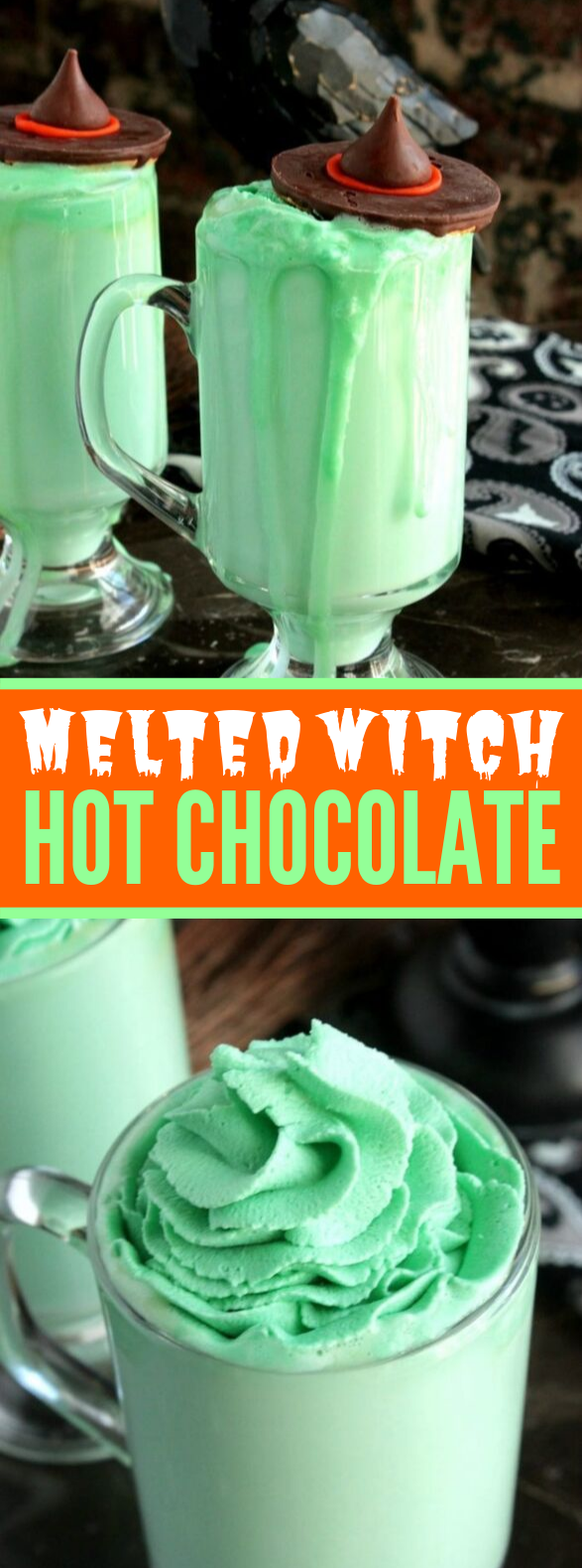 MELTING WITCH HOT CHOCOLATE #drinks #halloween