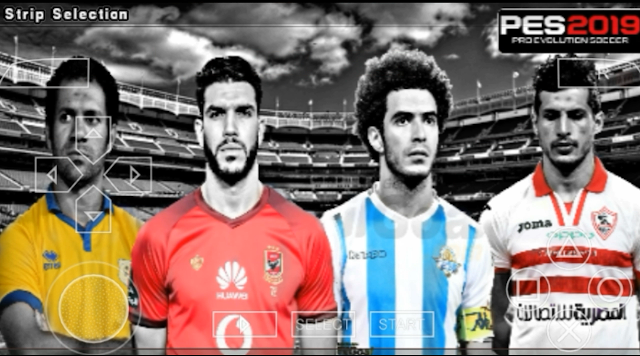 حصريا لعبة بيس 19 | PES 2019 PSP الدوري المصري (الاهلي والزمالك) باخر الانتقالات وبالاوجة الحقيقية جرافيك خرااافي