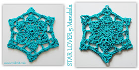 how to crochet, free crochet patterns, mandalas, stars,