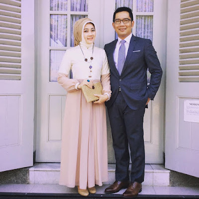 Ridwan Kamil dan Istri