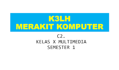 k3lh merakit komputer