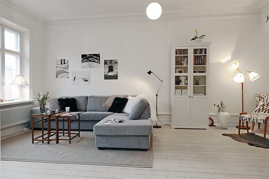 Inspirasi Apartement Dominasi Warna Putih