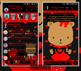 Teddy Bear Love Theme For YOWhatsApp & KM WhatsApp By Thania