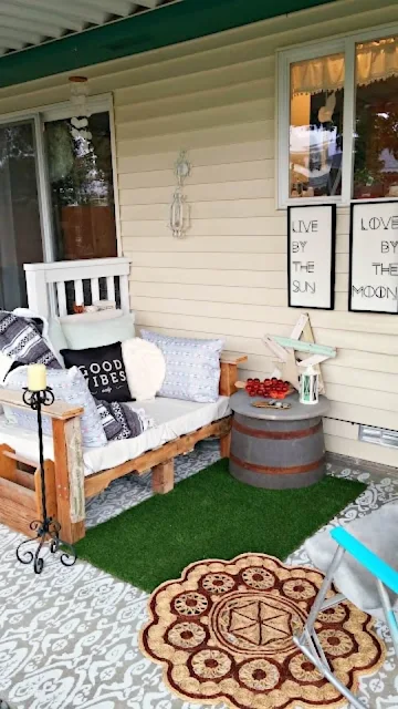 Extreme Patio Makeover - Thrifted, DIY, on a Budget