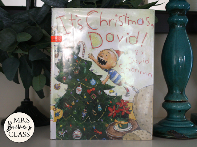 It's Christmas David book activities unit with literacy companion activities for Kindergarten and First Grade