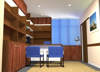 Government Office renovation Secretary room @ irsahdesigns