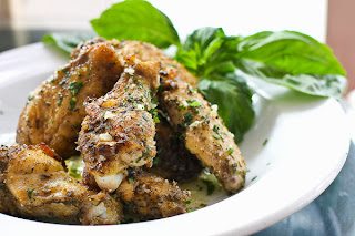 Baked chicken wings