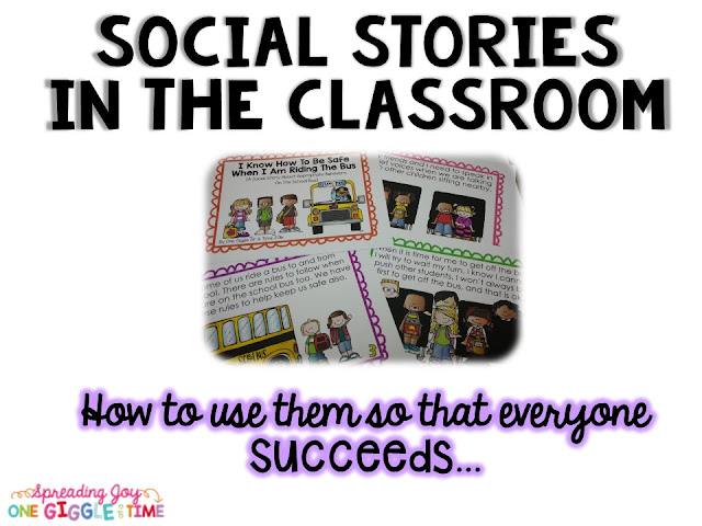 Using Classroom Social Stories is the perfect way to build strong classroom community. These social stories prepare students for back to school, safety procedures, cooperation, differences, special events, academic abilities, and getting along.