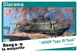 Diorama JGSDF Type 10 Tank, les photos.