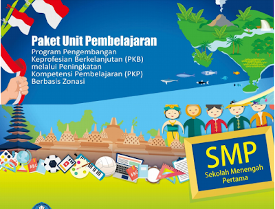 Download unit pembelajaran Materi SMP, PKB Melalui PKP Berbasis Zonasi 2019