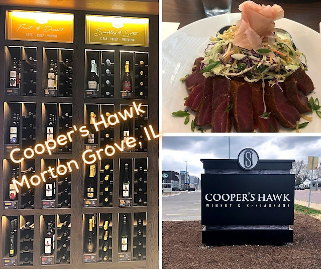 Sipping, Swirling and Tasting at Cooper's Hawk in Morton Grove, Illinois