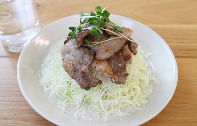 キャベツ麺の焼きそば