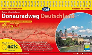 ADFC-Radreiseführer Donauradweg Deutschland 1:75.000 praktische Spiralbindung, reiß- und wetterfest, GPS-Tracks Download: Von Donaueschingen nach Passau