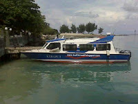 Perahu cepat ke Pulau Tidung