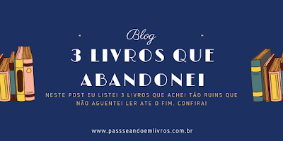 3 Livros Que Abandonei