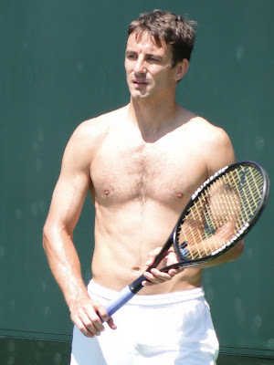 Tommy Robredo Shirtless at Miami Open 2010