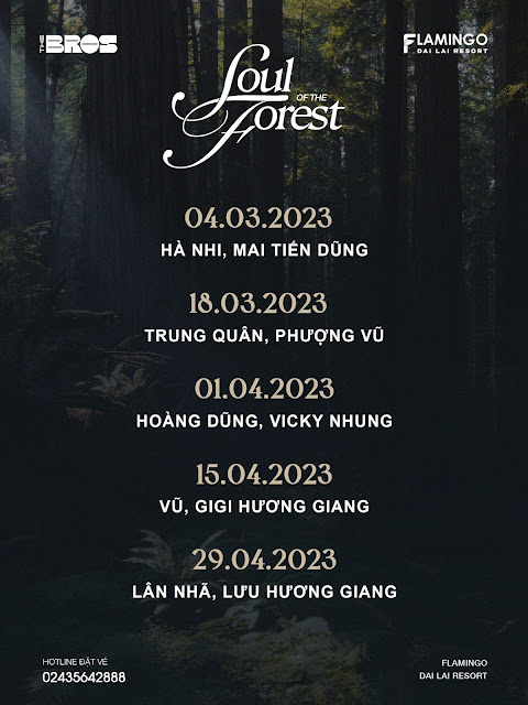 Lịch show Soul of the Forest Flamingo Đại Lải