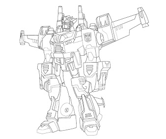 #11 Transformers Coloring Page