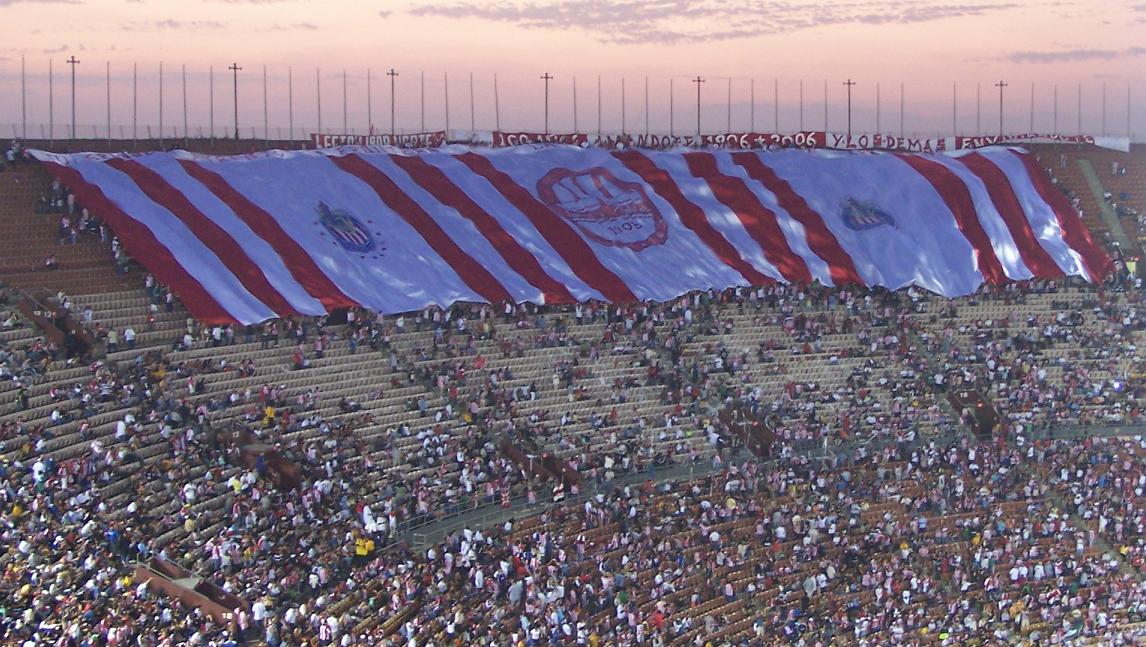 saw the flag that Chivas