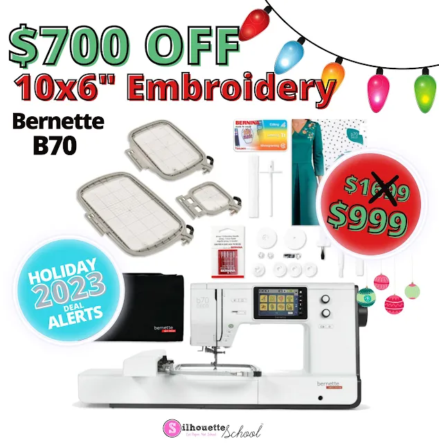 silhouette deals, cyber monday, black friday, new products, embroidery machine