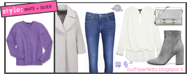 Come abbinare un CARDIGAN COLOR LAVANDA (outfit Autunno/Inverno)