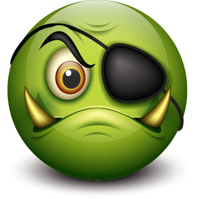 Green Monster Emoticon