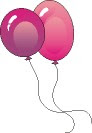 pink balloons