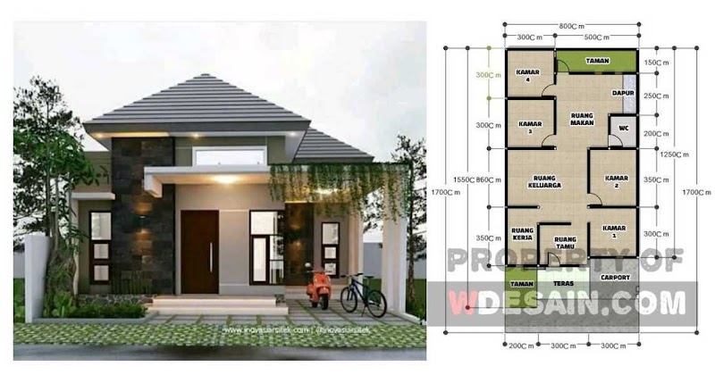 Info Populer Desain Rumah Lantai 2 5X15, Keramik Lantai