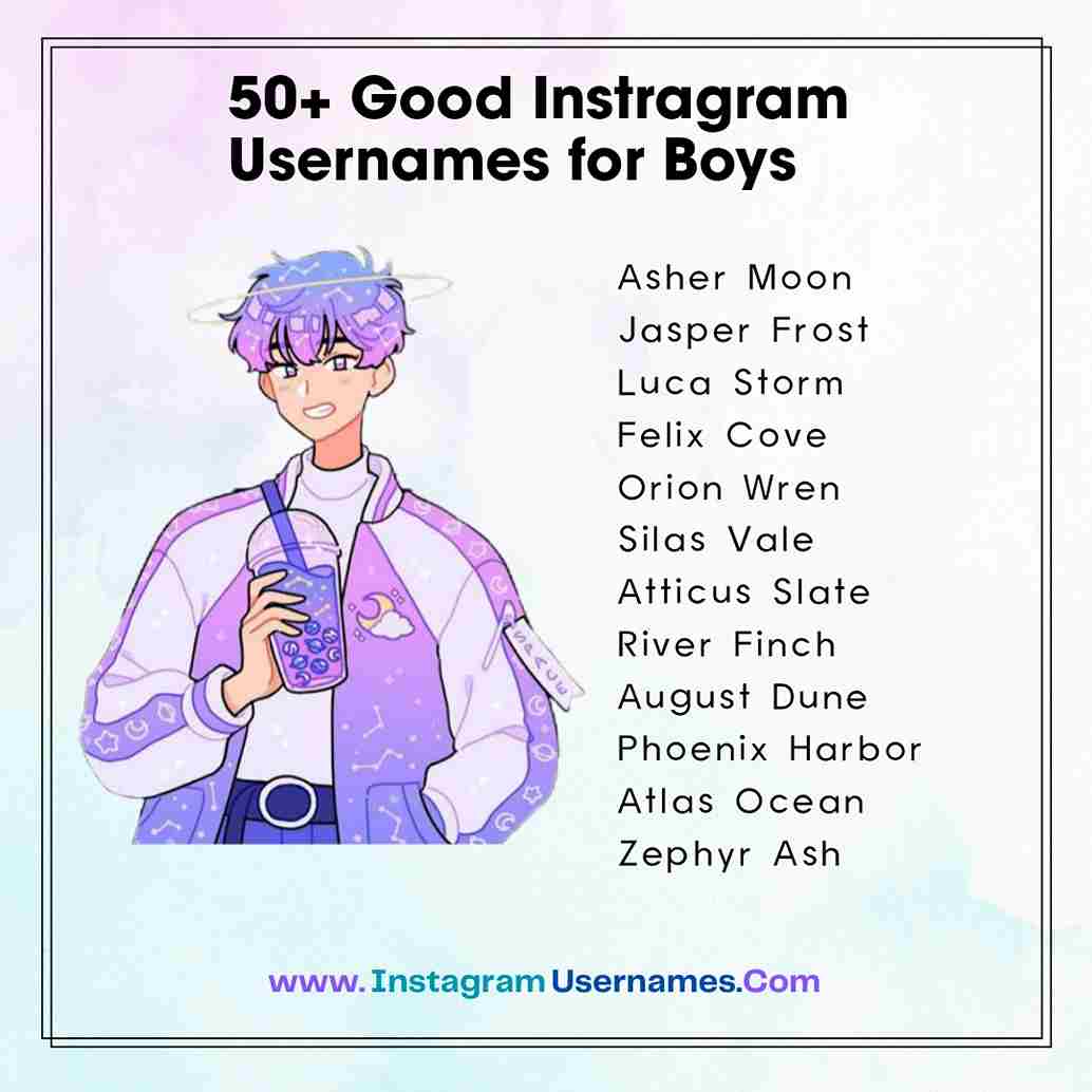 Good Instagram Username For Boys
