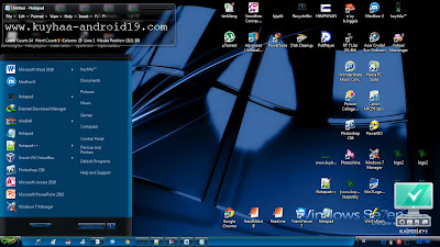 THEME WINDOWS 7 AQUAV2 BLUE